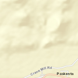 Paskenta California Street Map