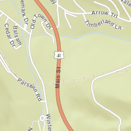 Winter Park Colorado Street Map