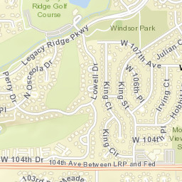 Wandering View Colorado Street Map