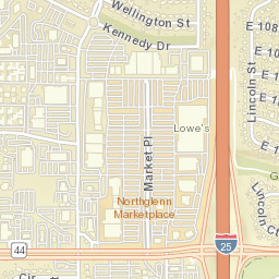 Northglenn Street Map