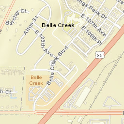 9517 Longs Peak Drive, Henderson, CO Street Map