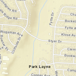 Park Layne Ohio Street Map