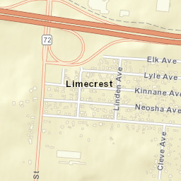 Limecrest Ohio Street Map