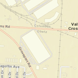 Valley Crossing Ohio Street Map
