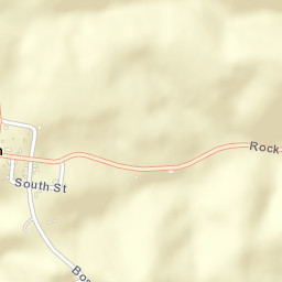 Boston Ohio Street Map