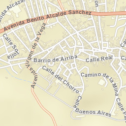Calera y Chozas Street Map