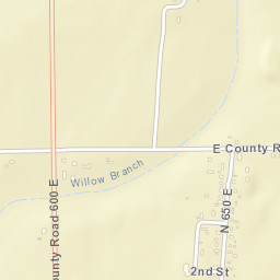 6101-6125 East 650 North, Wilkinson, IN Street Map