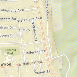 Englewood Ohio Street Map