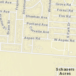 Schauers Acres Ohio Street Map