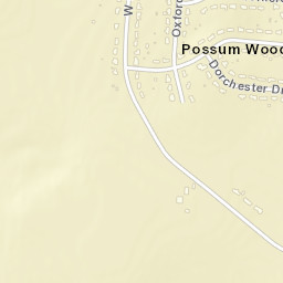 Possum Woods Ohio Street Map