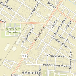 Grove City Ohio Street Map