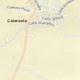 Caleruela Street Map