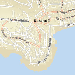 Sarandë Street Map