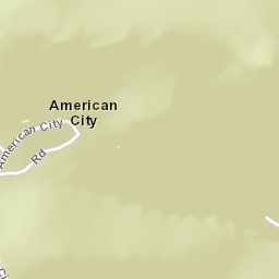 American City Colorado Street Map