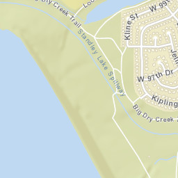 9945 West 97th Drive, Westminster, CO Street Map