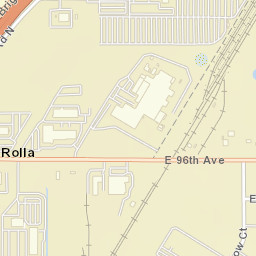 Rolla Colorado Street Map