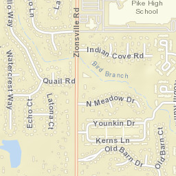 5450-5456 N Meadow Dr Indianapolis Street Map