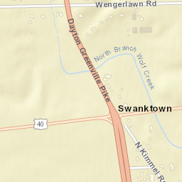 Swanktown Ohio Street Map