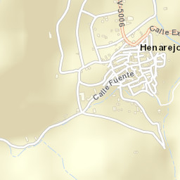 Henarejos Street Map