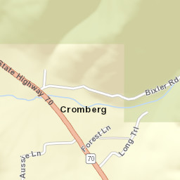 Cromberg California Street Map