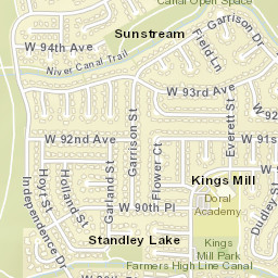 9017 Dudley St Westminster CO Street Map