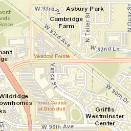 9143-9163 Vance Street Westminster Street Map