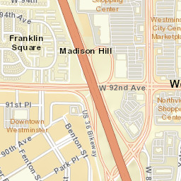 9145 Sheridan Boulevard, Westminster, CO Street Map