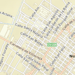 Nules Street Map