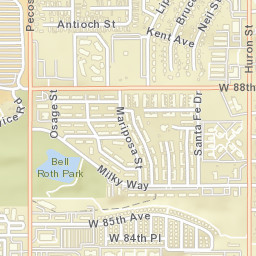 Federal Heights Street Map
