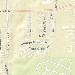 Murlin Heights Ohio Street Map