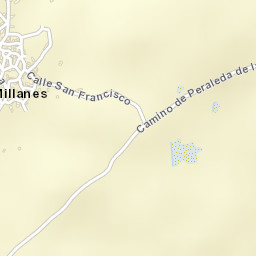 Millanes Street Map