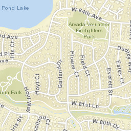 Wood Run Colorado Street Map