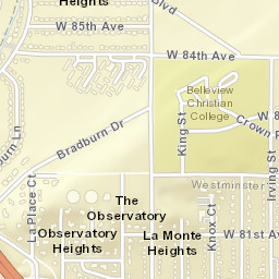 8401-8499 Lowell Blvd Westminster Street Map