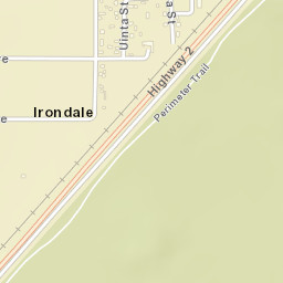 Irondale Colorado Street Map