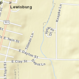228 East Dayton Street Lewisburg OH Street Map