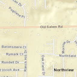 Northview Ohio Street Map