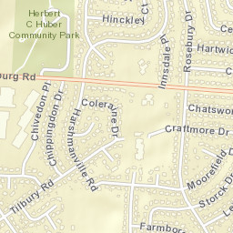 Huber Heights Ohio Street Map