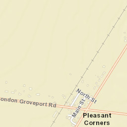 Pleasant Corners Ohio Street Map