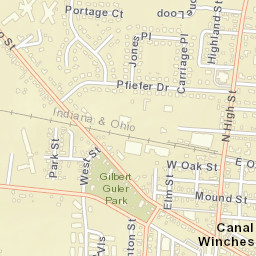 Canal Winchester Ohio Street Map