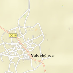 Valdehúncar Street Map