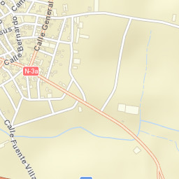 Villares del Saz Street Map