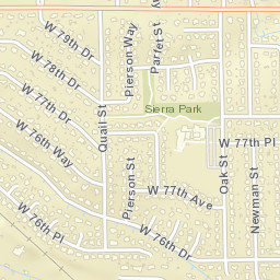 Oak Park Colorado Street Map