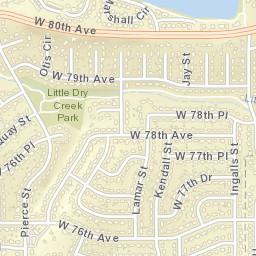 6502-6698 West 76th Avenue, Arvada, CO Street Map