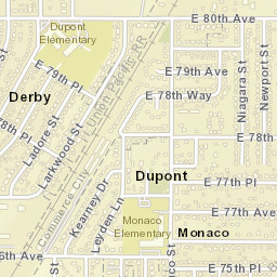 Derby Street Map