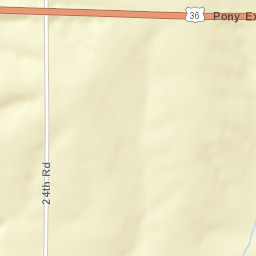 2401-2479 Pony Express Highway, Beattie Street Map