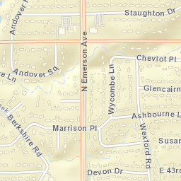 4366-4372 Emerson Avenue, Indianapolis Street Map