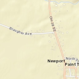 Newport Ohio Street Map