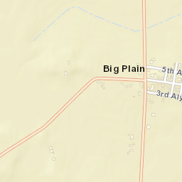 Big Plain Ohio Street Map