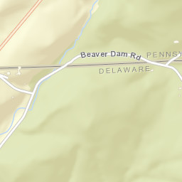Beaver Valley Delaware Street Map