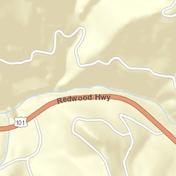 Tan Oak Park California Street Map